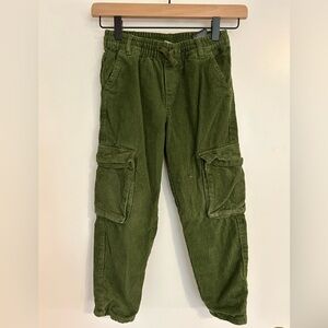H&M boys green corduroys.